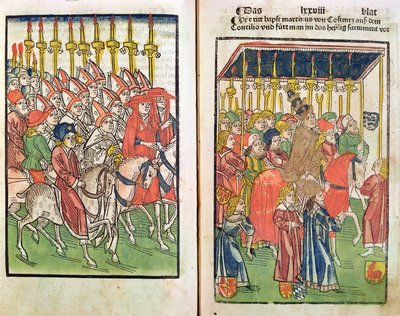Arrival of the Antipope John XXIII at the Council of Constance in 1414 by Ulrich von Richental